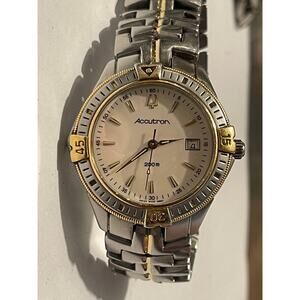 Vintage Bulova Accutron Watch Two Tone Diver